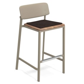 Bar stool SHINE 253-T with upholstered seat