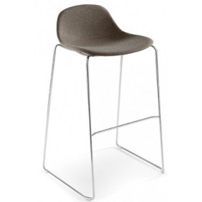 Bar stool PURE LOOP MINI ROD upholstered - low