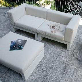 DIVANO HOUR seat with backrest and armrests