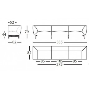 Sofa COPLA 278.11.Z92.3