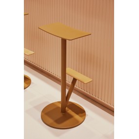 Barová židle SEQUOIA nízká - okrová žlutá