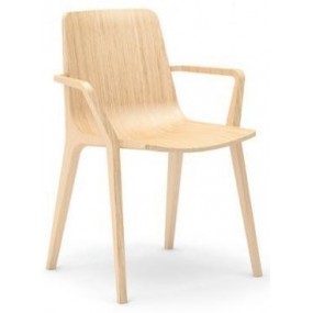 SEAME chair with armrests