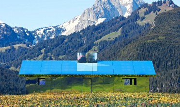 Neviditelný dům v Alpách