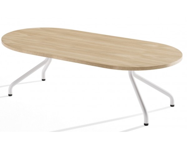 Stůl AD.DA s oválnou dřevěnou deskou - různé velikosti