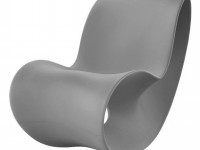 Rocking chair VOIDO - light grey - 2