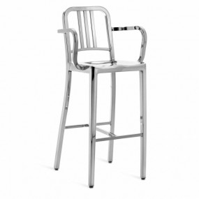 Bar stool with arms NAVY