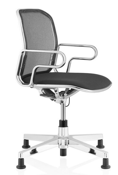 Levně ICF - Židle CLOUD MEETING se středně vysokým opěrákem a kluzáky