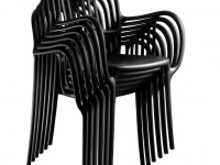 Židle MILA - černá - 3