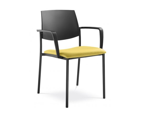 Židle SEANCE ART 190-BR - černý plast