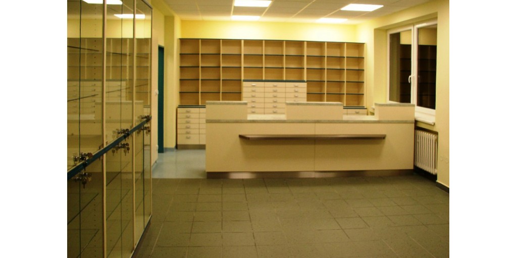 Lékárna, nemocnice Nové Město na Moravě 2005