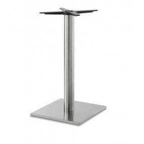 Table base INOX 4421 - stainless steel - height 73 cm