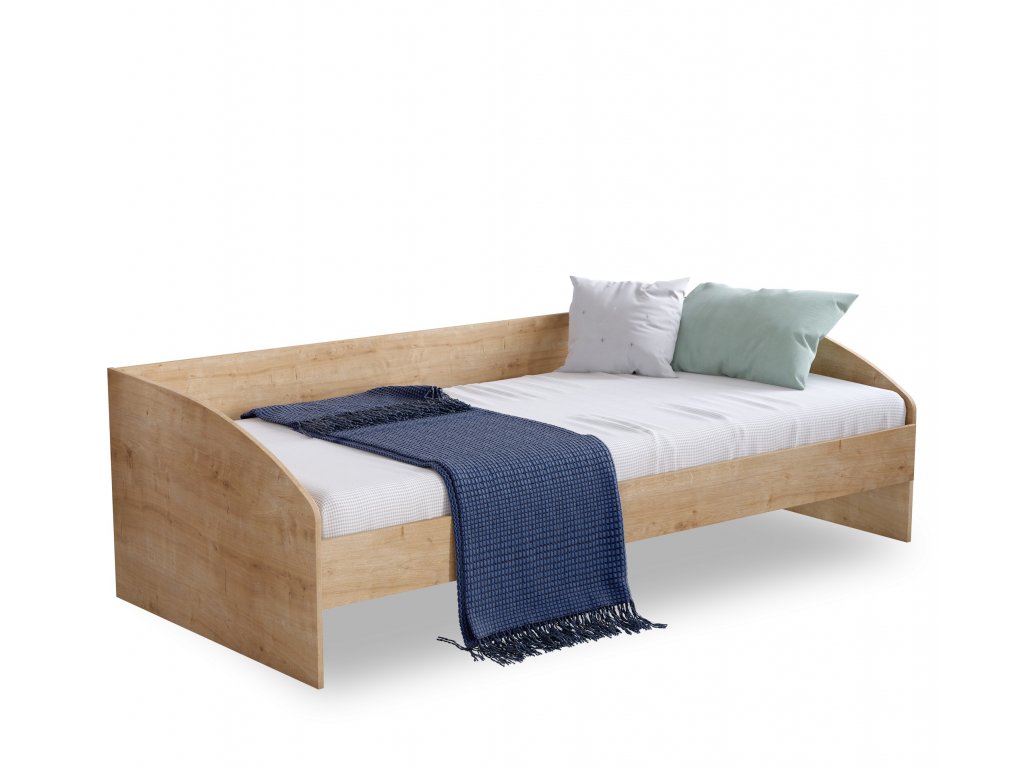 ČILEK - Pohovka a postel v jednom MOCHA 90x200 cm dub