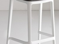 Barová židle ISIDORO 66 čalouněná, nízká - 3