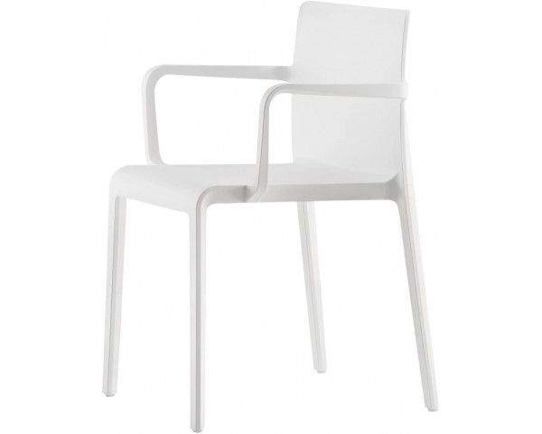 Chair VOLT 675 DS with armrests - white