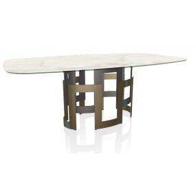 Stôl Imperial SuperMarble, 200/250x100 cm
