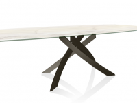 Stôl ARTISTICO so zaoblenými rohmi, 200/250-116/120 cm - 3