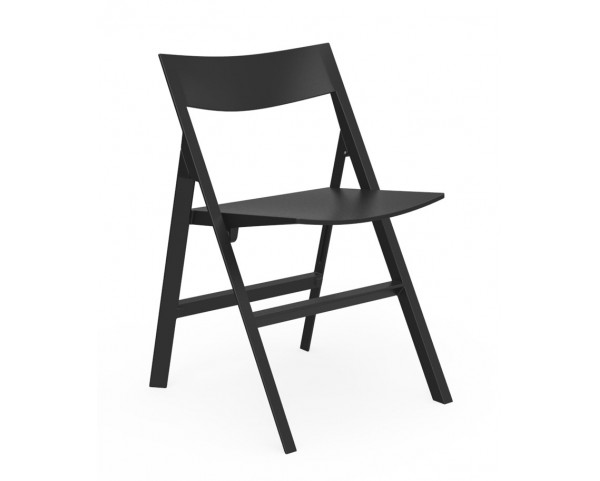Skladacia stolička QUARTZ - čierna