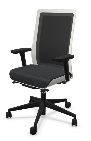 Levně WIESNER HAGER - Kancelářská židle POI 5433 - s multifunkčními područkami