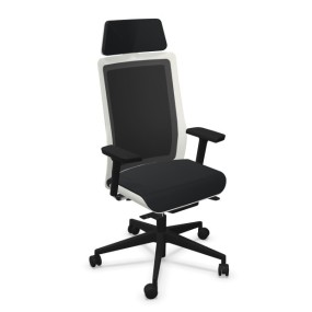 Kancelářská židle POI 5435 - s opěrkou hlavy a multifunkčními područkami