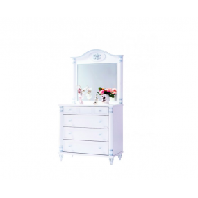 Chest of drawers with mirror ROMANTIC