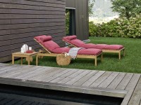 BARCODE RELAX lounger with removable cushion - 2