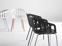 BASKET ST chair, black/chrome - 3
