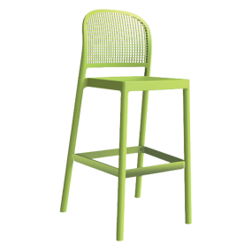 Barová stolička PANAMA - vysoká, zelená