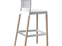 Barová židle PANAMA BL - vysoká, zelená/buk - 2