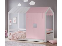 Children's house bed 90x200 cm Montes White - 3