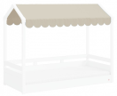 White awning for house bed