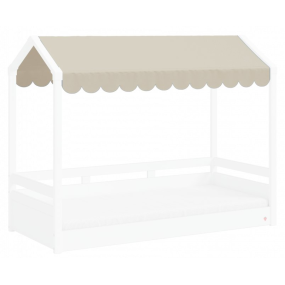 White awning for house bed