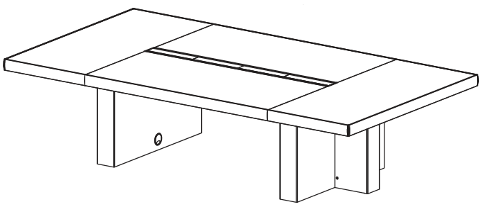 Levně FREZZA - Jednací stůl CX - 300x160