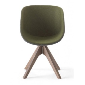 Otočná židle HIBISCUS dřevěná 