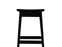 Bar stool with upholstered seat GRADISCA 628 - 3