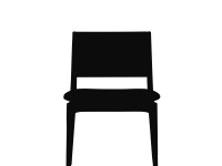Dřevěná židle s čalouněným sedákem BLAZER 633 - 2
