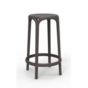Nízka barová stolička BROOKLYN - bronzová