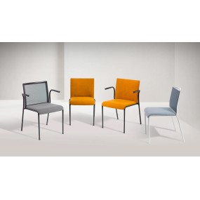 TECKEL chair with armrests