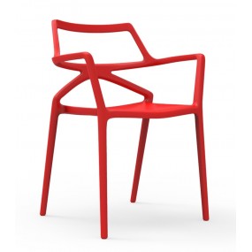 Stolička DELTA - červená