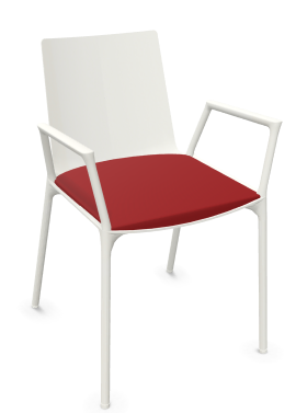 Levně WIESNER HAGER - Konferenční židle MACAO 6837 - s područkami a čalouněným sedákem