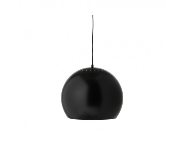 Závesná lampa Ball, 40 cm, matná čierna