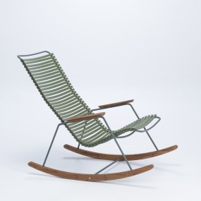 Rocking chair CLICK, olive green