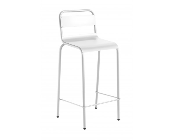Barová židle ANGLET nízká - bílá