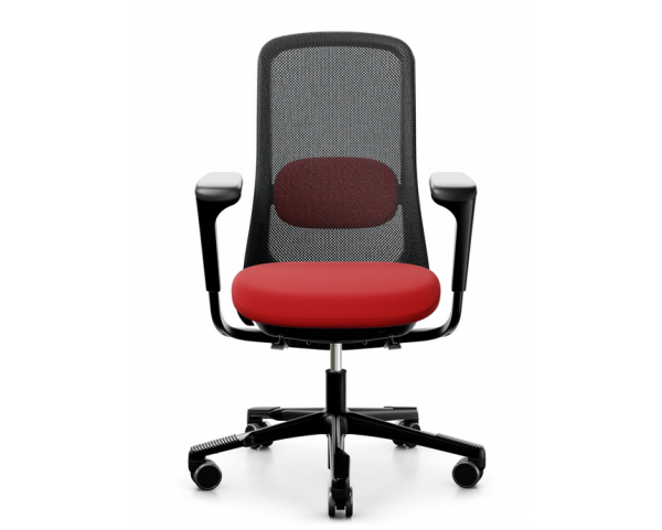 Židle SOFI 7500 černá s područkami, nižší sedák