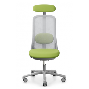 SoFi chair grey with headrest, lower seat