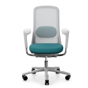 SoFi chair grey with armrests, higher seat