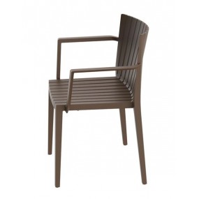 SPRITZ chair with arms - bronze