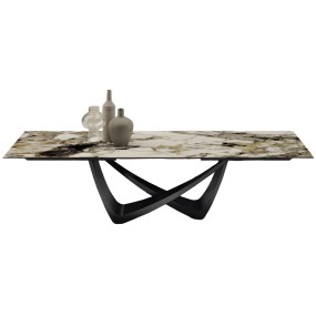 Stôl BACH mramor/keramika - obdĺžnikový - rôzne veľkosti