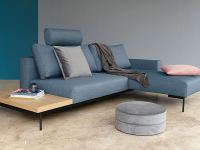 Folding sofa BRAGI with storage table - 2