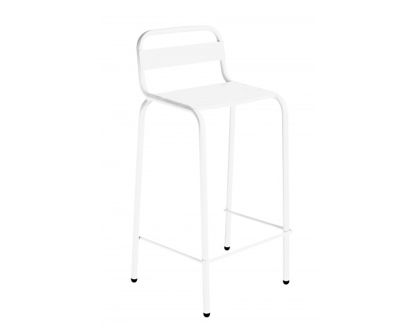 Barová židle BARCELONETA vysoká - bílá