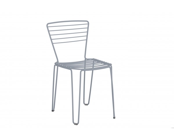 Židle MENORCA - světle šedá